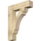 Ekena Millwork Olympic Block Rough Sawn Bracket, Douglas Fir, 6"W x 28"D x 36"H BKT06X28X36OLY05RDF - alternate 1